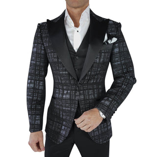 Silver Paisley Dinner Jacket