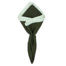 Obsidian Tessere with White Signature Border - Sebastian Cruz Couture