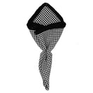 Houndstooth Cachemire with Black Signature Border - Sebastian Cruz Couture