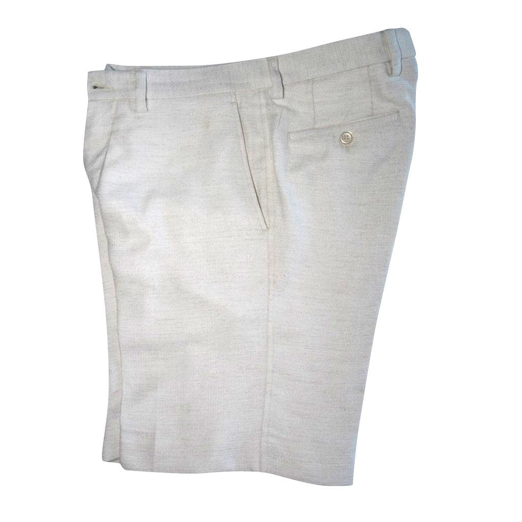 Latte Lino Tweed Shorts
