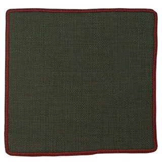 Avena Moca with Burgundy Signature Border - Sebastian Cruz Couture