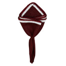 Royal Cremisi with White and Burgundy Flake Signature Borders