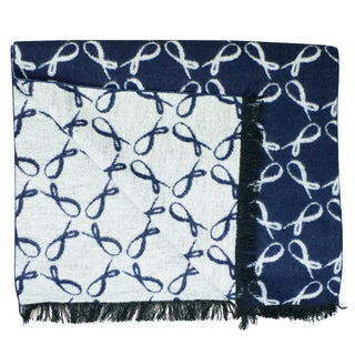 Signature Brushed Silk Scarf in Black