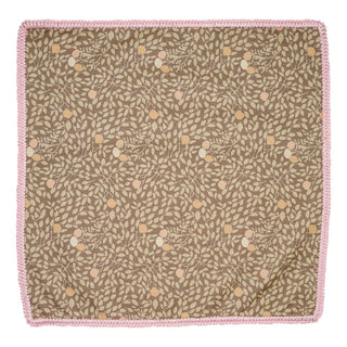 Moca Foglia with Pink Signature Border