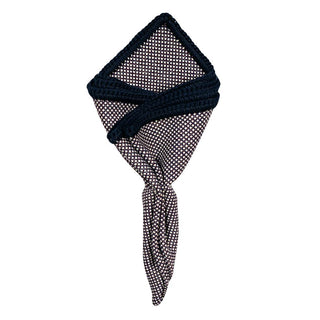 Avena Moca with Black Signature Border - Sebastian Cruz Couture