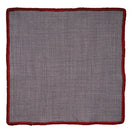 Ebony Netto with Burgundy Signature Border