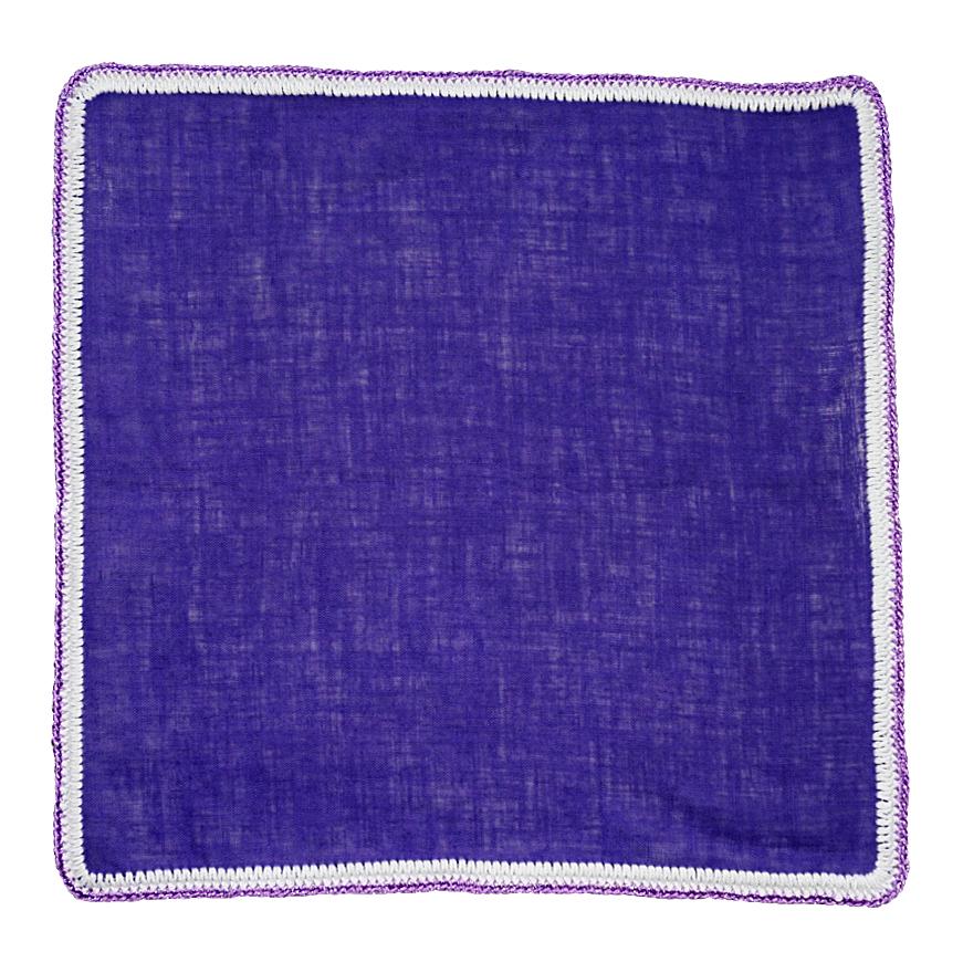 Concord Mezzanotte with White and Purple Flake Signature Border