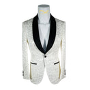 Vanilla & Black Paisley Dinner Jacket
