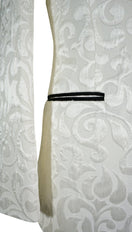 Vanilla & Black Paisley Dinner Jacket