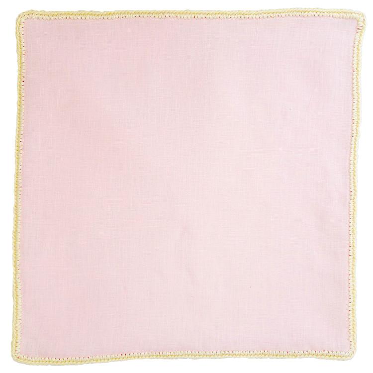 Pale Rosa with Off White Signature Border