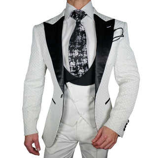 Vanilla Paisley Dinner Jacket