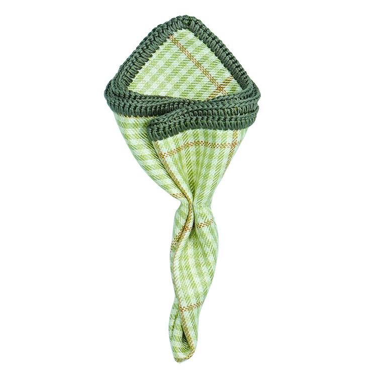 Plaid Asparagi with Olive Green Signature Border