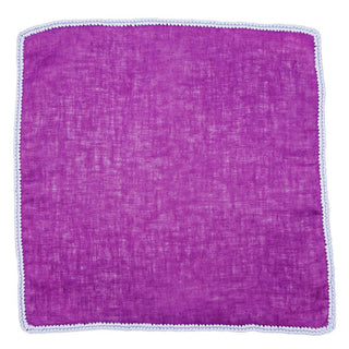 Plum Mezzanotte with Lilac Blue Signature Border