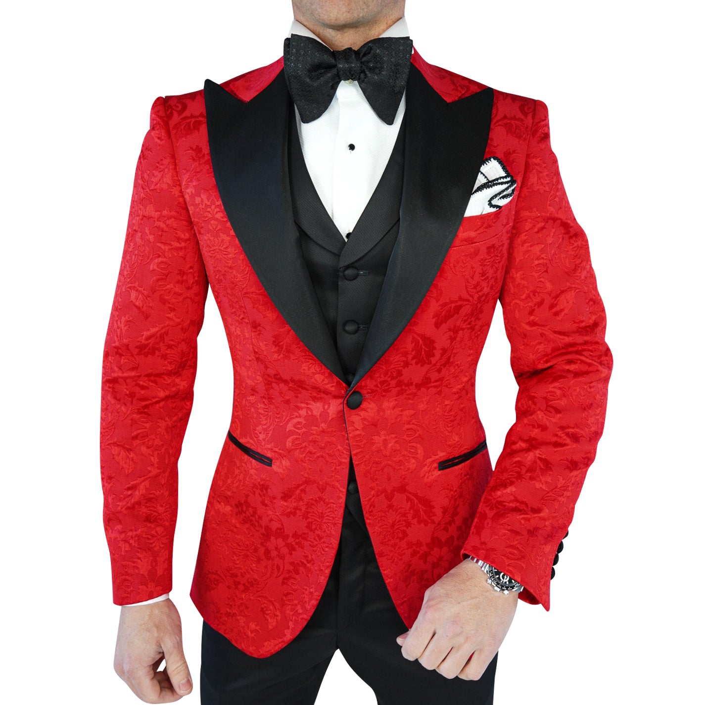 Red & Black Fiore Jacket