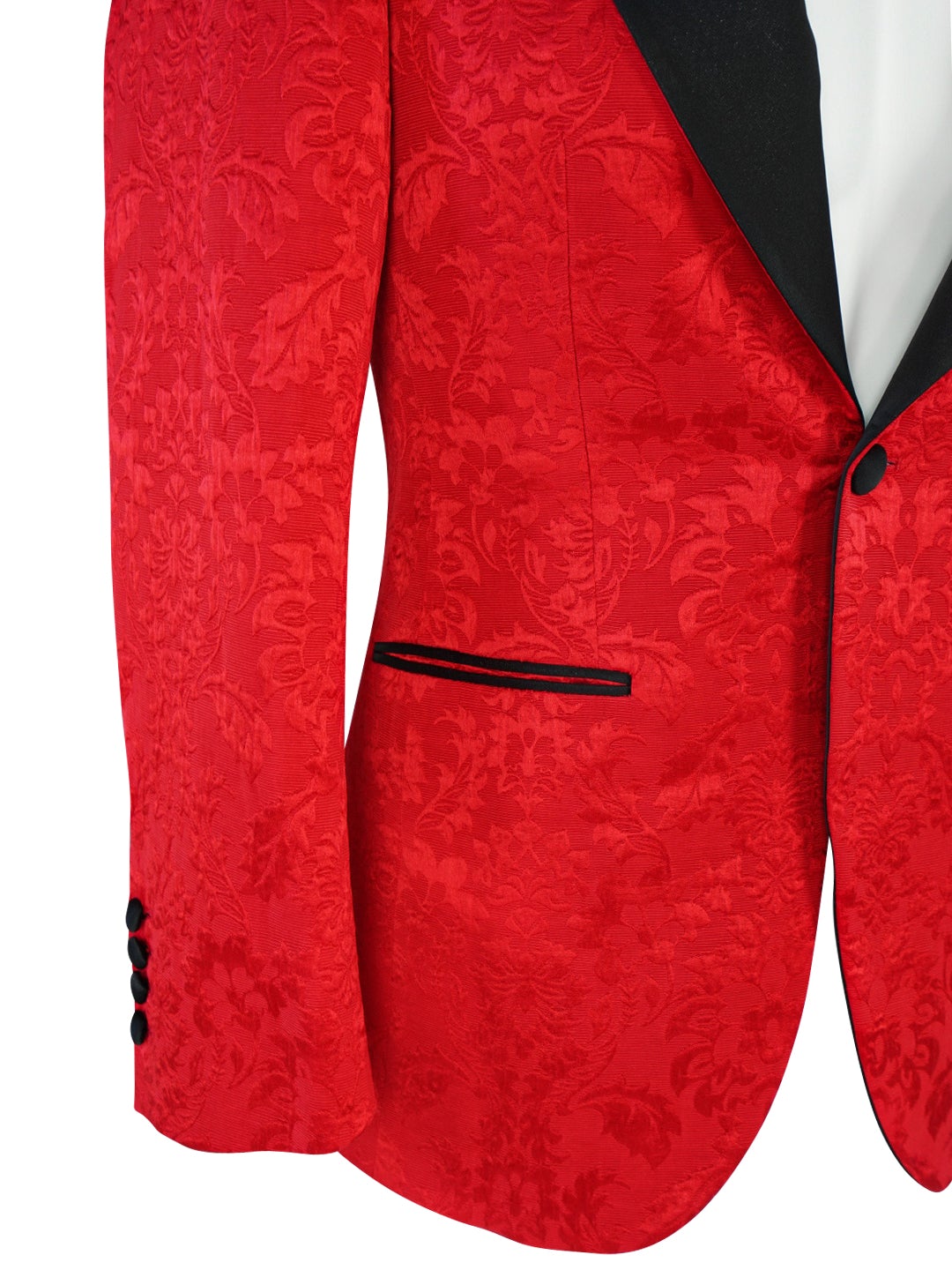 Red & Black Fiore Jacket