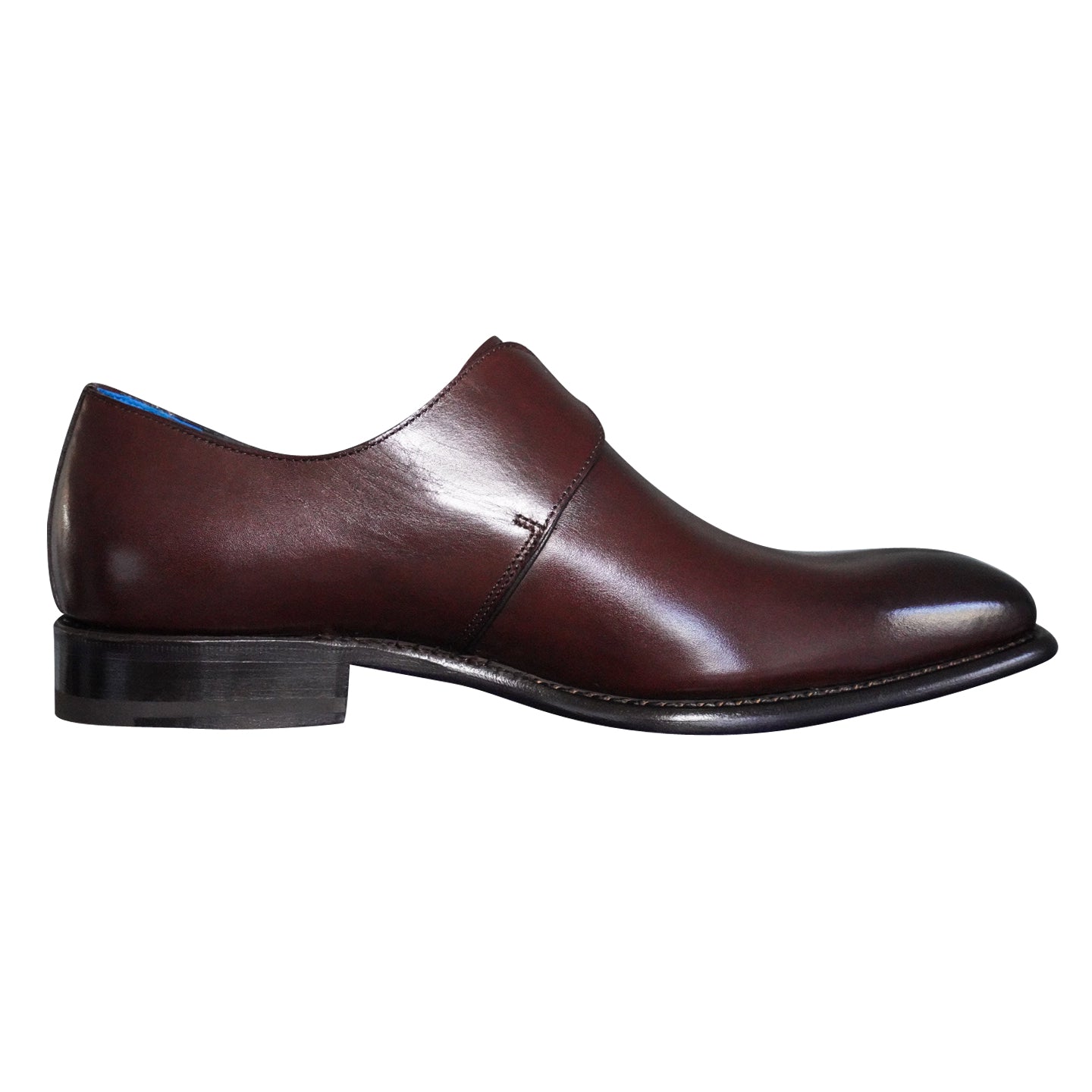 Cacao With Rose Gold Hardware Monk Strap