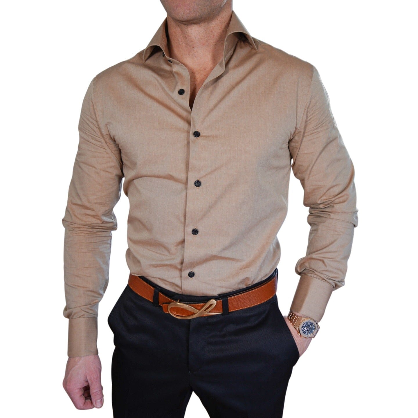 Sand Dress Shirt 20.5 / 36/37 Sand Dress Shirt 20.5 / 36/37