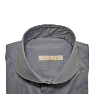 Brushed Vintage Denim Dress Shirt