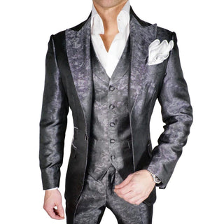Silver Paisley Dinner Jacket
