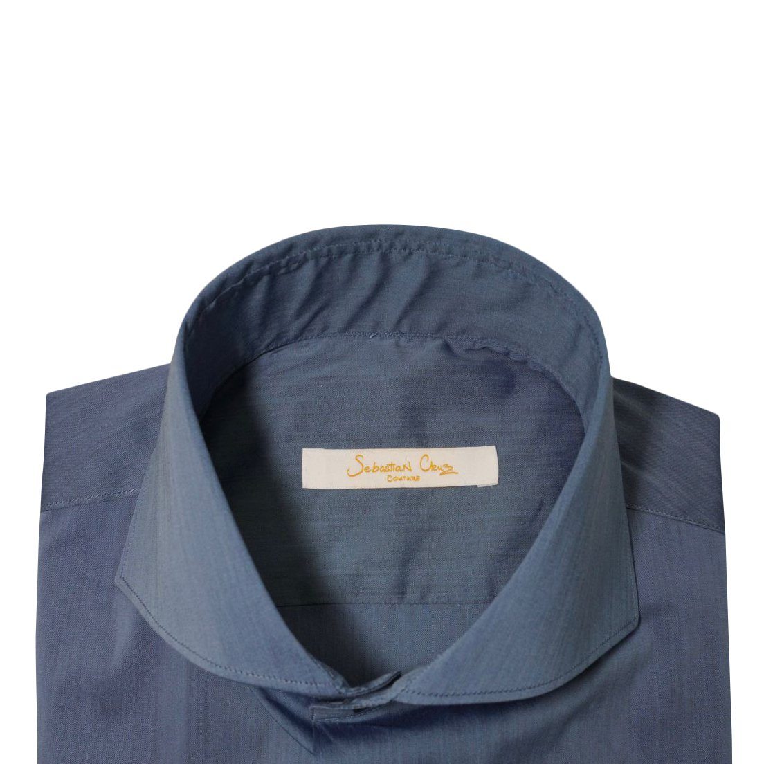 Brushed Steel Blue Dress Shirt @ The Vault