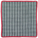 Tartan Navy Grano with Red Signature Border