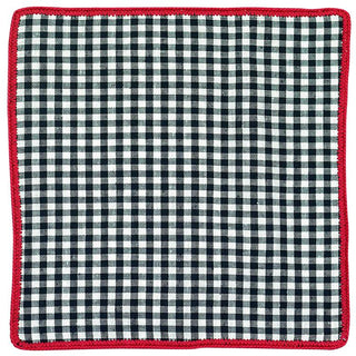 Tartan Navy Grano with Red Signature Border