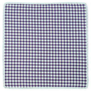 Violet Percalle with White Signature Border