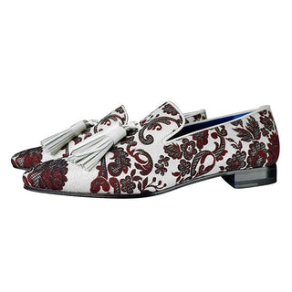 Damascus Series Crimson Tassel Loafer