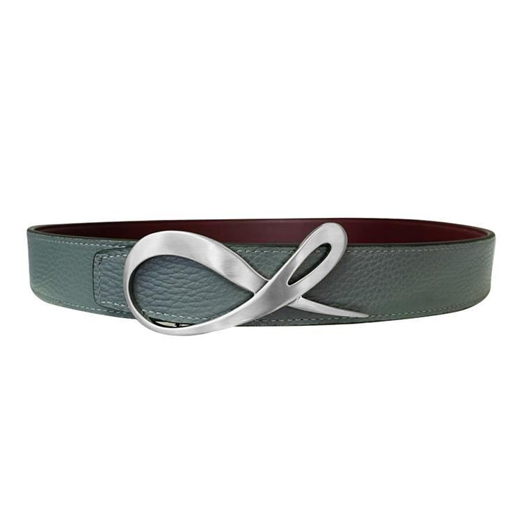 Classica Grafite Bordo Silver Belt