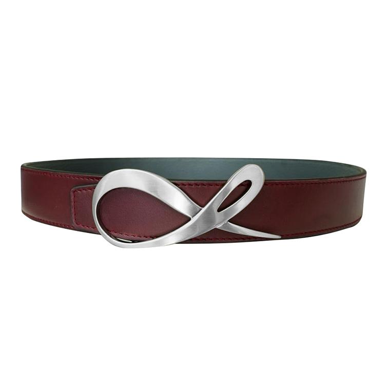 Classica Grafite Bordo Silver Belt