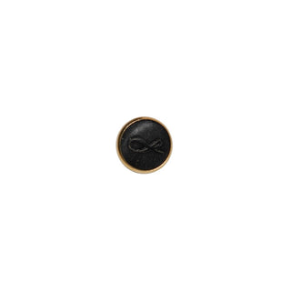 Nero Horn With Gold Tone Buttons For Waistcoat