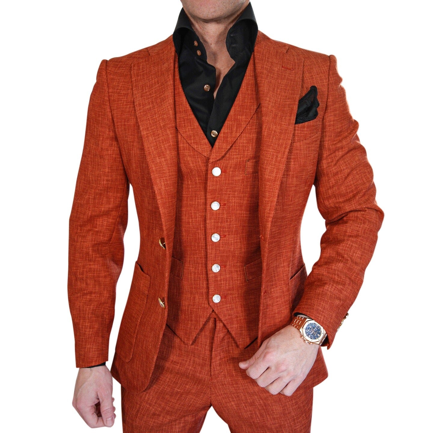 Brick Lino Tweed Sport Jacket