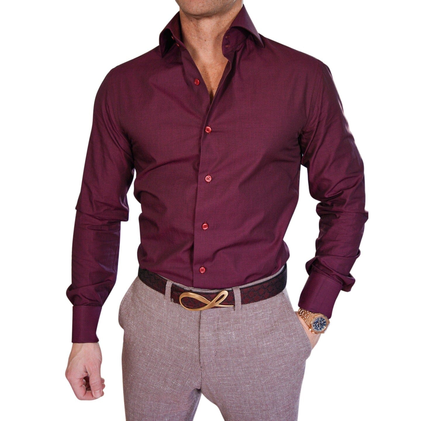 Plum Dress Shirt 15.5 / 38/39 Plum Dress Shirt 15.5 / 38/39