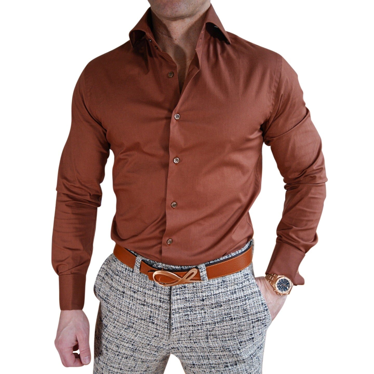 Brick Dress Shirt