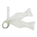 Venetian Paisley In White Oro Classic Butterfly Bow Tie