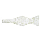 Venetian Paisley In White Oro Classic Butterfly Bow Tie