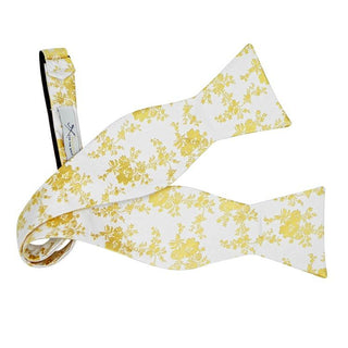 Black Raso with Yellow Gold Flake Signature Border - Sebastian Cruz Couture