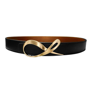 Classica Nero Opal Caramello Yellow Gold Belt