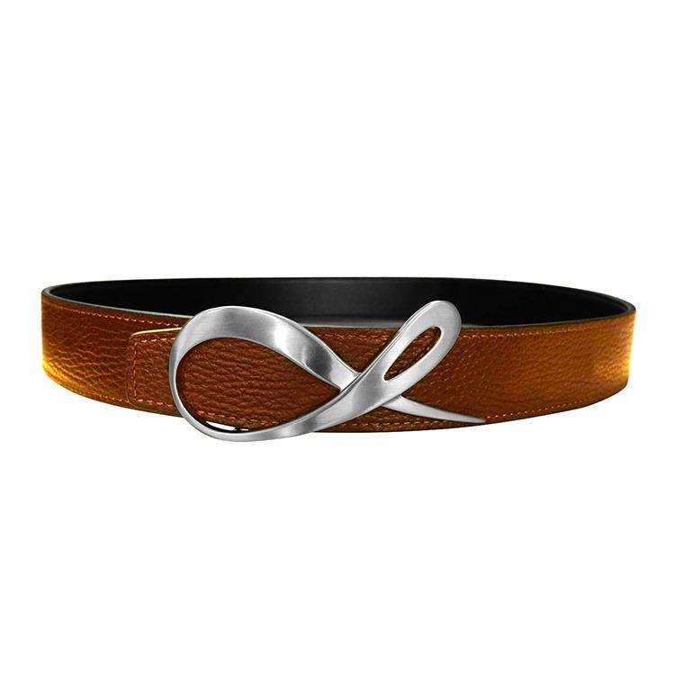 Classica Nero Opal Caramello Silver Belt