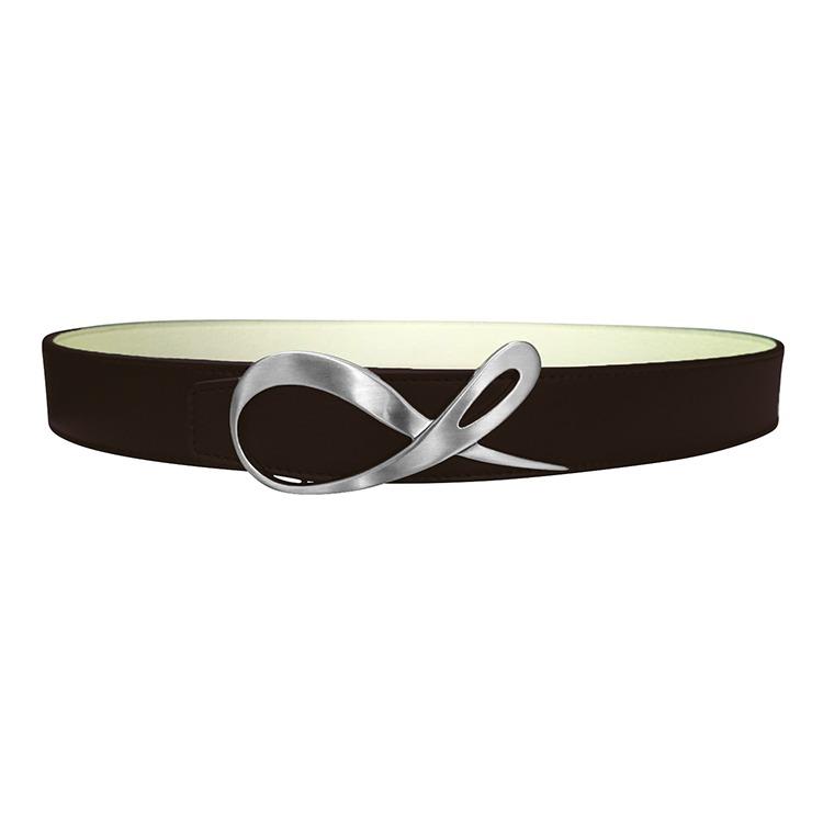 Classica Mascarpone Cacao Silver Belt