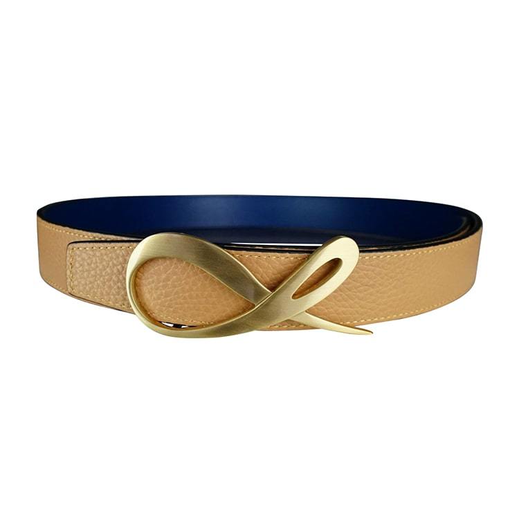 Cobalt Latte Yellow Gold Belt