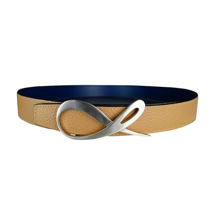 Latte Cobalt Silver Belt