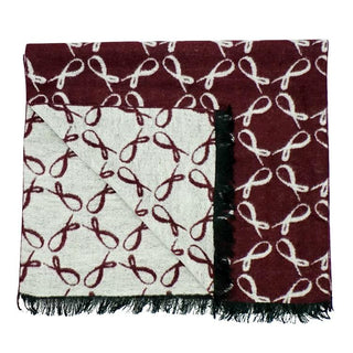 Signature Brushed Silk Scarf in Black