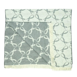 Signature Brushed Silk Scarf in Black