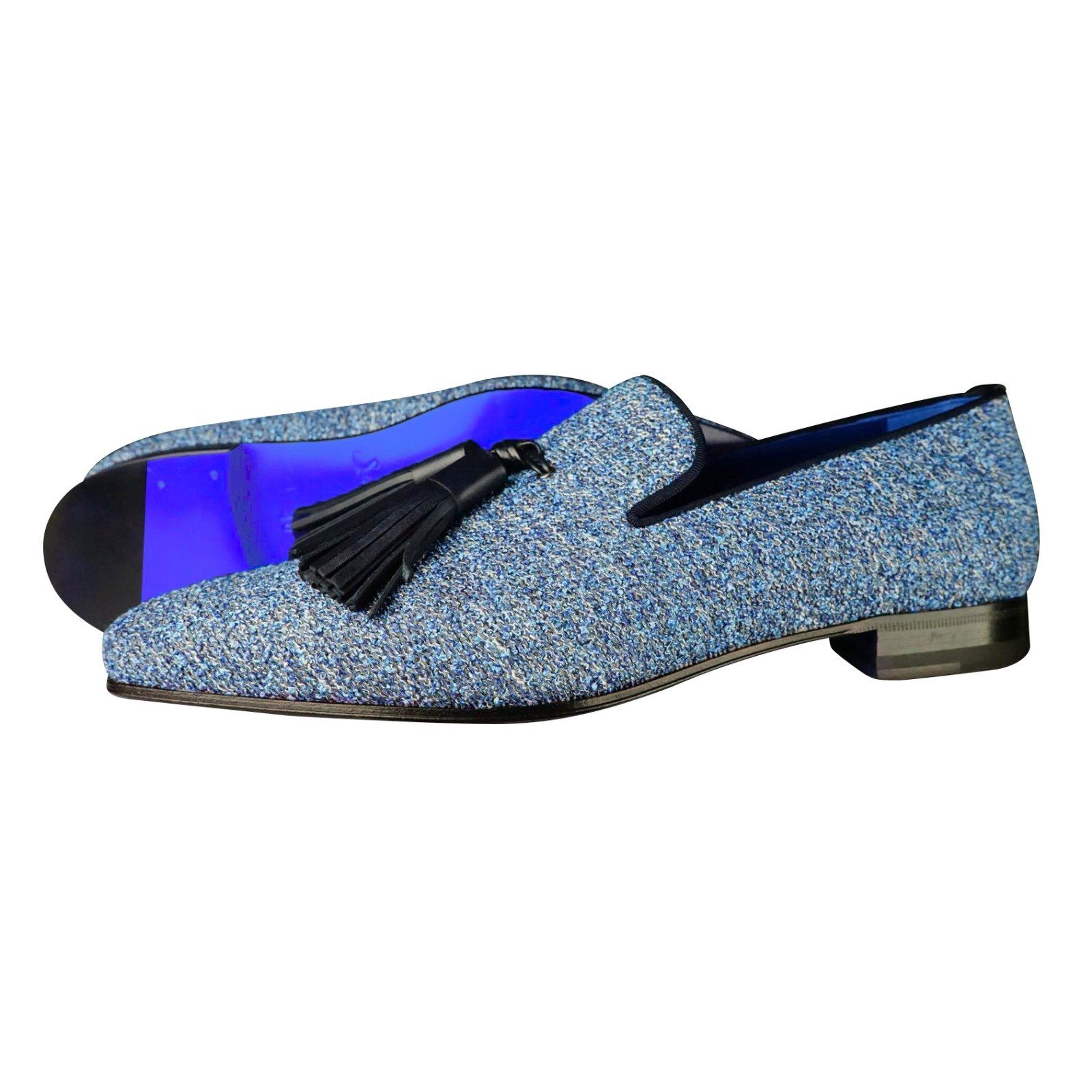 Cerulean Spazzola Tassel Loafer