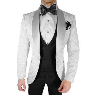Silver Paisley Dinner Jacket