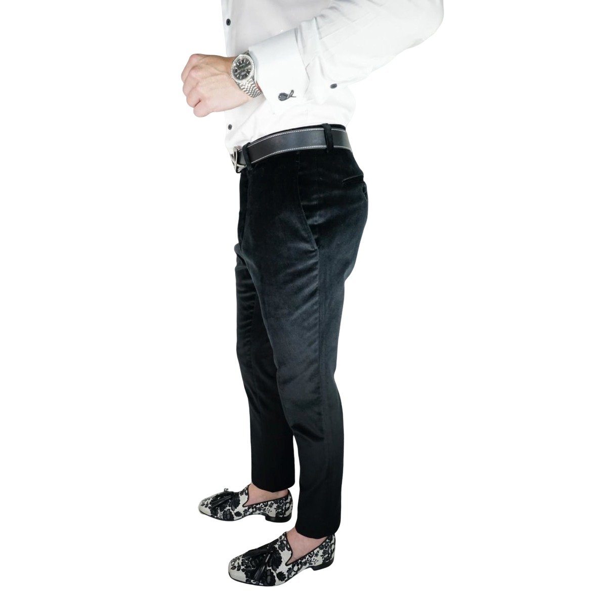 Black Velvet Trousers @ The Vault