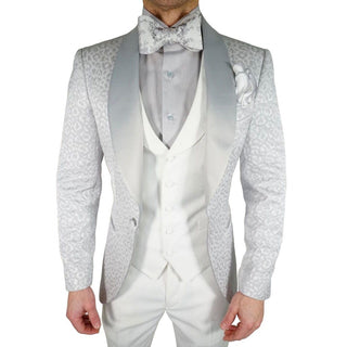 Silver Paisley Dinner Jacket