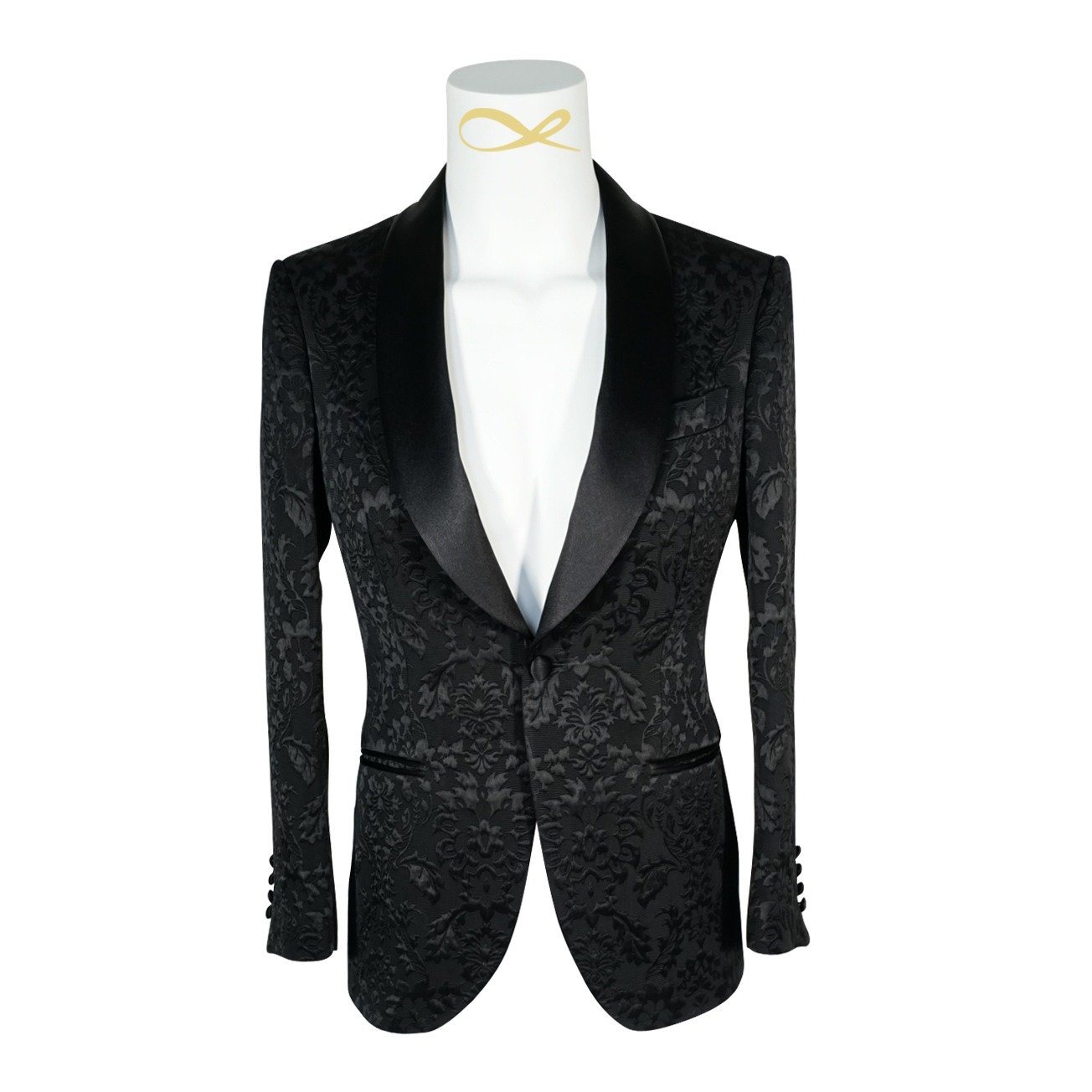 Black Fiore Dinner Jacket