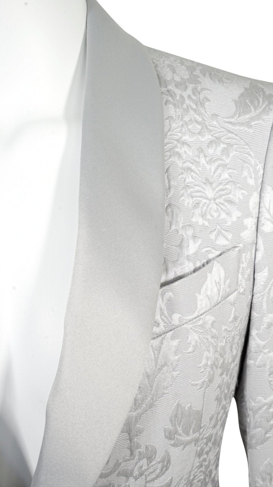Silver Fiore Dinner Jacket